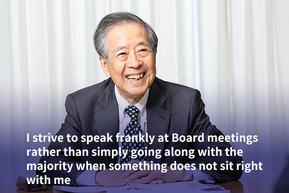 I strive to speak frankly at Board meetings rather than simply going along with the majority when something does not sit right with me