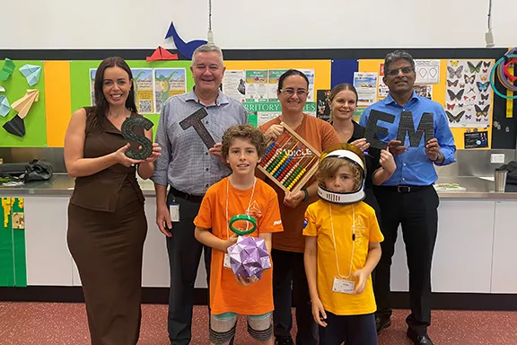 INPEX Australia personnel joined with Charles Darwin University to launch a new community partnership in support of its Radicle Centre.